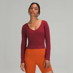 Lululemon Align Long Sleeve Cropped Top